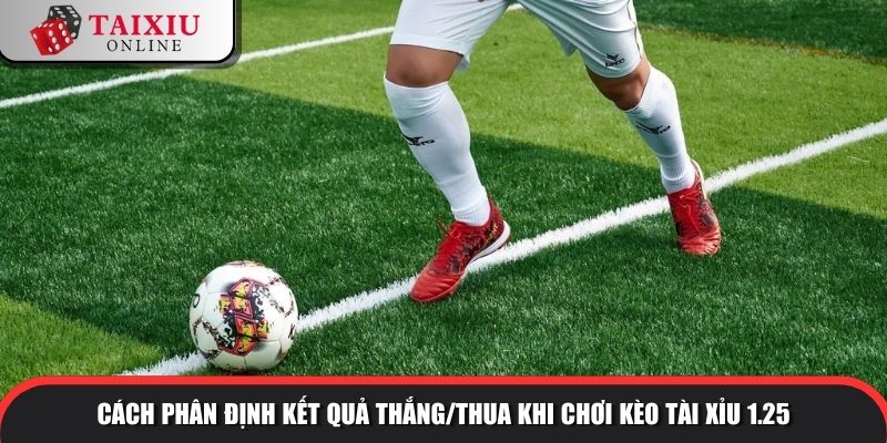 Cách phân định kết quả thắng/thua khi chơi kèo tài xỉu 1.25
