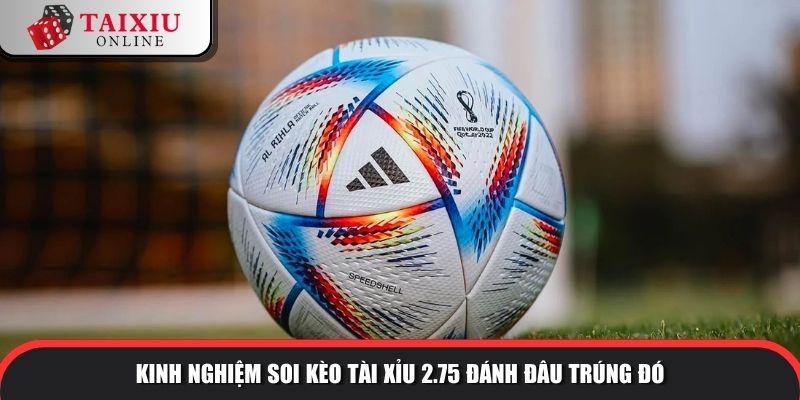 Kinh nghiệm soi kèo tài xỉu 2.75 đánh đâu trúng đó