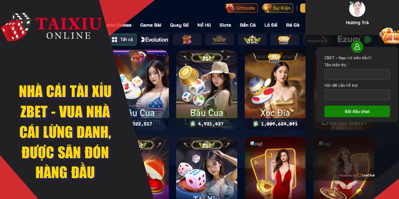 ZBET - Nhà Cái Tài Xỉu Lừng Danh Đang Được Săn Đón Hàng Đầu