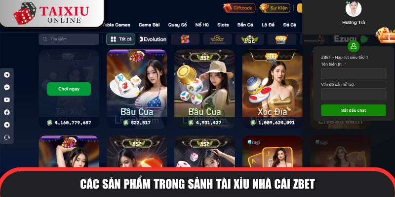 Sảnh tài xỉu ăn tiền thật gây sốt